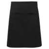 Half Apron With Pocket - 5A - Black