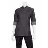 WOMENS DENIM ZIPPER CHEF JACKET - EXWDZ002